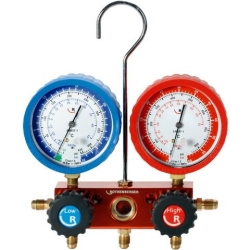 Манометрический коллектор 2-х позиционный для хладагентов R22, R134A, R407C, R404A