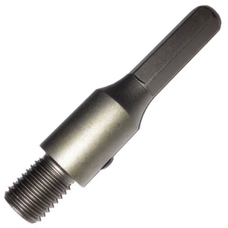 Подсоединение алмазной коронки для подрозетников М16 шестигранник