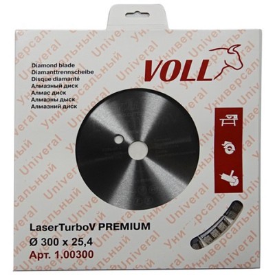 Диск алмазный LaserTurbo V PREMIUM, ø 300 х 25,4 мм