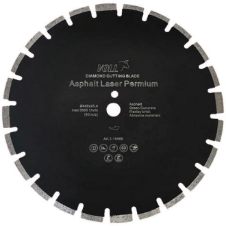 Диск алмазный Asphalt Laser PREMIUM, ø 400 х 25,4 мм