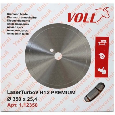 Диск алмазный LaserTurbo V Н12 PREMIUM, ø 350 х 25,4 мм