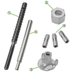 Комплект для крепления установок алмазного сверления