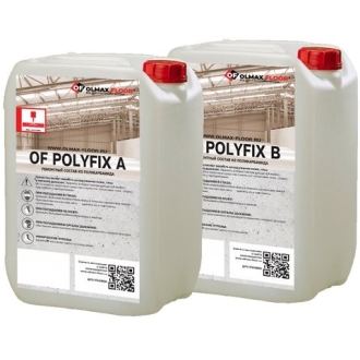 Поликарбамидный ремонтный состав для бетона OF PolyFix 10, комплект 10 л