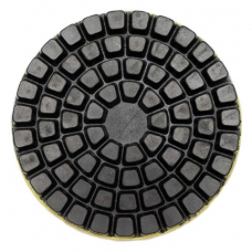 Полировальный диск по бетону, сухой и мокрый, на липучке, ø 100 мм, 150#