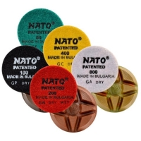 Полировальный диск по бетону NATO на липучке, ø 76 мм, 30#