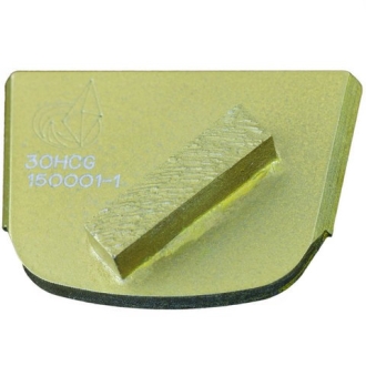 Шлифовальный сегмент для сверхтвердого бетона, одинарный, прямоугольный, 70#