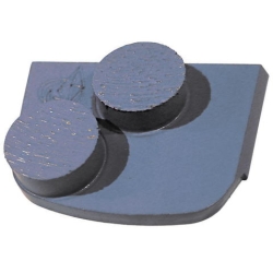 Шлифовальный сегмент для стандартного бетона, двойной, круглый, 120#