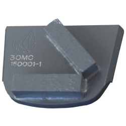 Шлифовальный сегмент для стандартного бетона, двойной, прямоугольный, 6#