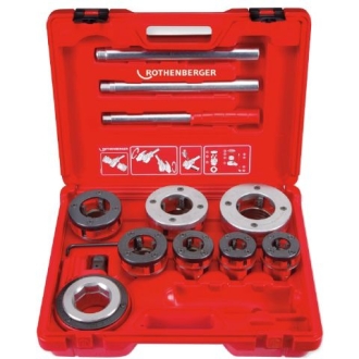 Набор клуппов с трещёткой SUPER CUT Rothenberger, 1/2 - 2"