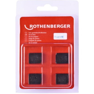 Резцы для клуппа (4 шт.) Rothenberger, BSPT, ø 3/8"
