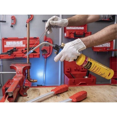 Газовый баллончик V-MAPP газ, соединение резьбовое US 1", 12 штук