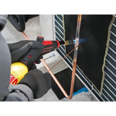 Газовая горелка в наборе SUPER FIRE 4 HOT BOX Rothenberger, соединение 7/16" EU