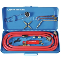 Газовая горелка для сварки и пайки в наборе ALLGAS 2000 Rothenberger, 17 предметов