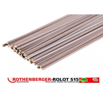 Твердый припой ROLOT S 15 СР 102 Rothenberger, Ag 15 / Cu 80 / P 5