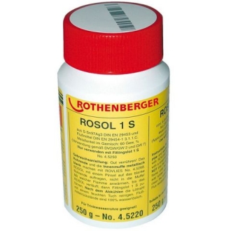 Паста ROSOL 1 S Rothenberger для пайки мягким припоем, Sn 97 / Ag 3