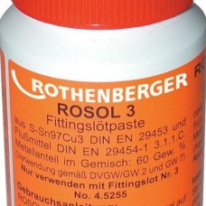 Паста ROSOL 3 Rothenberger для пайки мягким припоем, Sn 97 / Cu 3