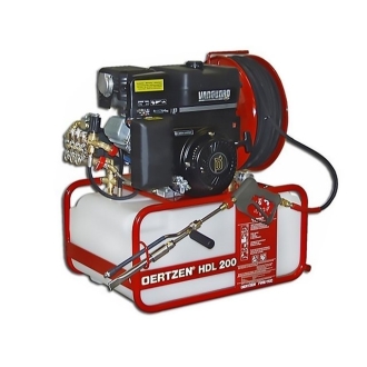 Бензиновая установка пожаротушения FIRE-TEC HDL 200 Oertzen, 13 л.с. / 200 бар, с баком на 100 л