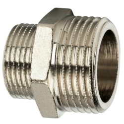 Ниппель переходной 3/8" ш - 1/4" г, нерж.