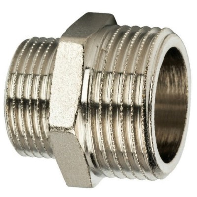 Ниппель переходной 3/8" ш - 1/4" г, нерж.