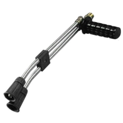 Копьё двойное с регулятором давления, 380 мм, нерж.