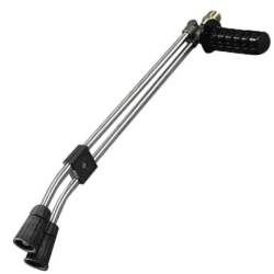 Копьё двойное с регулятором давления, 490 мм, нерж.