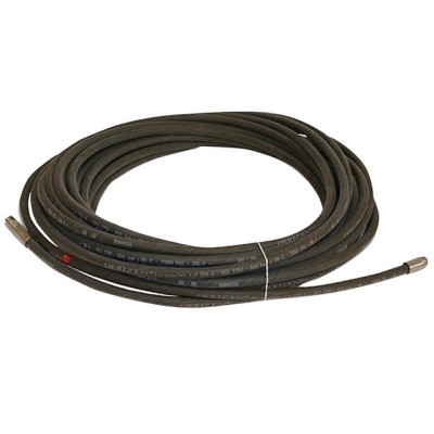 Шланг ВД для чистки труб DN6 / 500 бар, 1/4" ш, 11 м, чёрный