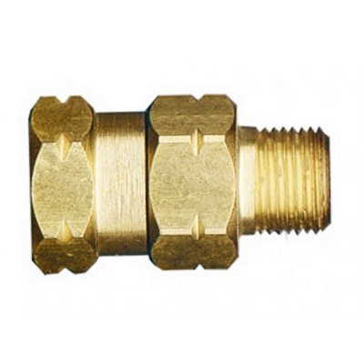 Соединитель вращающийся 1/4" ш, 300 бар, латунь