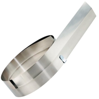 Линейка из нержавеющей стали Wolff, 205 х 8 см