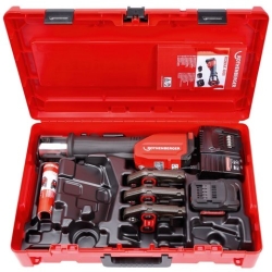 Аккумуляторный гидравлический пресс Rothenberger ROMAX 4000 с пресс-клещами SV 15-22-28 мм, в кейсе