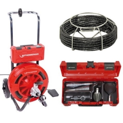 Прочистная машина RODRUM L 16 Rothenberger, со спиралью и насадками