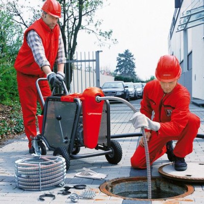 Бензиновая прочистная машина R 140 B Rothenberger, с набором штанг и насадок