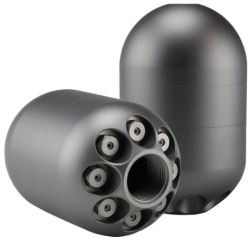 Каналопромывочная форсунка Flying 3D, L 155 мм, соединение 1"