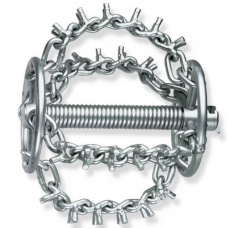 Цепная насадка ø 65 мм, с 4 цепями, кольцами и шипами, муфта ø 22