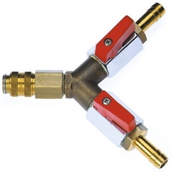 Адаптер/запорный клапан с промышленной муфтой