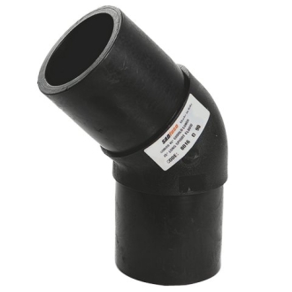 Отвод литой 45° ПЭ100 SDR 17, ø 110 мм