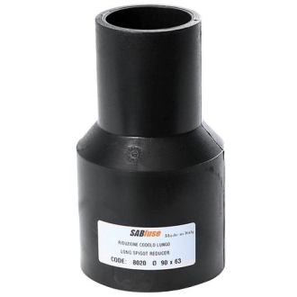 Переход литой короткий ПЭ100 SDR 11, ø 355 x 280 мм