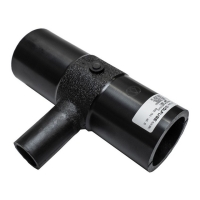 Тройник литой редукционный Olfuse 90° T ПЭ100 SDR 11, ø 200 х 90 мм