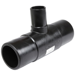 Тройник литой редукционный 90° Т ПЭ100 SDR 17, ø 110 x 90 мм
