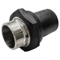 Переход ПЭ/ЛАТУНЬ Olfuse ПЭ100 SDR 11, наружная резьба, ø 25 x 3/4"