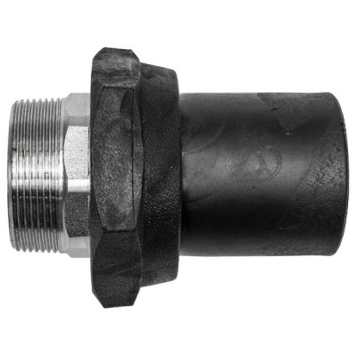 Переход ПЭ/ЛАТУНЬ Olfuse ПЭ100 SDR 11, наружная резьба, ø 25 x 3/4"