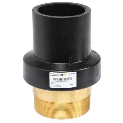 Переход ПЭ/ЛАТУНЬ ПЭ100 SDR 11, наружная резьба, ø 50 x 1.1/2"