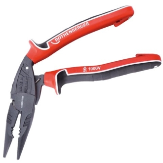 Электромонтажные клещи с угловой конструкцией Rothenberger, 1000 В / 200 мм