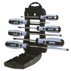 Отвертки в наборе в органайзере Super-Ego, 6 шт