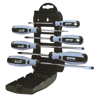 Отвертки в наборе в органайзере Super-Ego, 6 шт