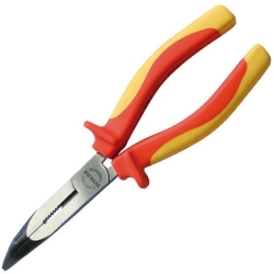 Диэлектрические плоскогубцы с изогнутыми губками Super-Ego, 1000 В / 200 мм