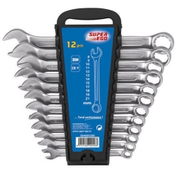 Набор рожково-накидных гаечных ключей Super-Ego, ø 8 - 21 мм, 12 шт