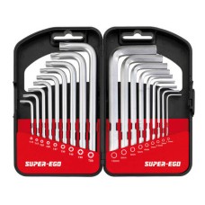 Набор торцовых шестигранников и торксов Super-Ego, 18 штук