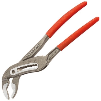 528 Клещи сантехнические Super-Ego, пласт. накладки, L 10", ø 2"