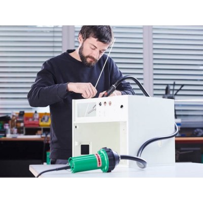 Промышленный фен Leister LABOR S с вентилятором MINOR, 230 В / 0,9 кВт, насадки насаживаются (ø 21,3)