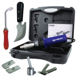 Комплект Weldy ENERGY HT1600 для укладки линолеума, 230 В / 1,6 кВт, насадки насаживаются (ø 31,5)